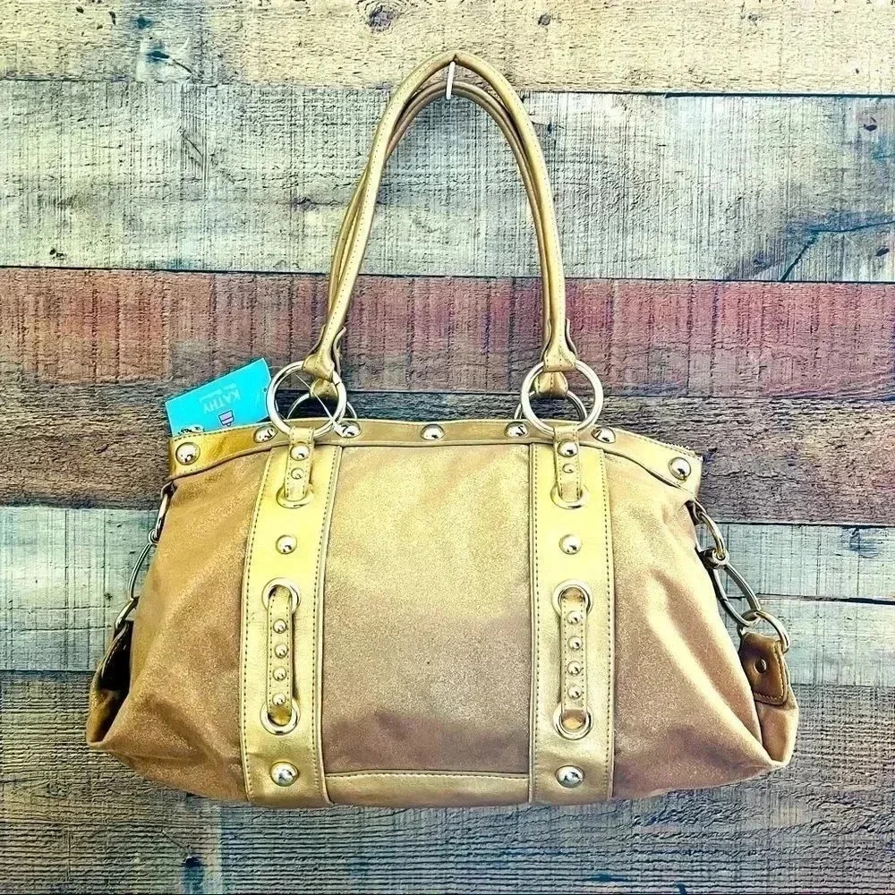 NWT Kathy Van Zeeland Material Girl Topaz Purse